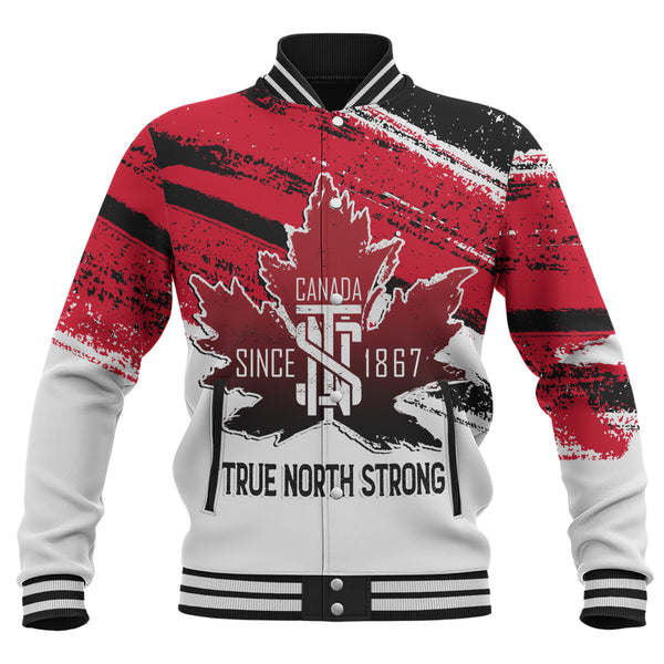 Canada Baseball Jacket Since 1867 Strong & Free