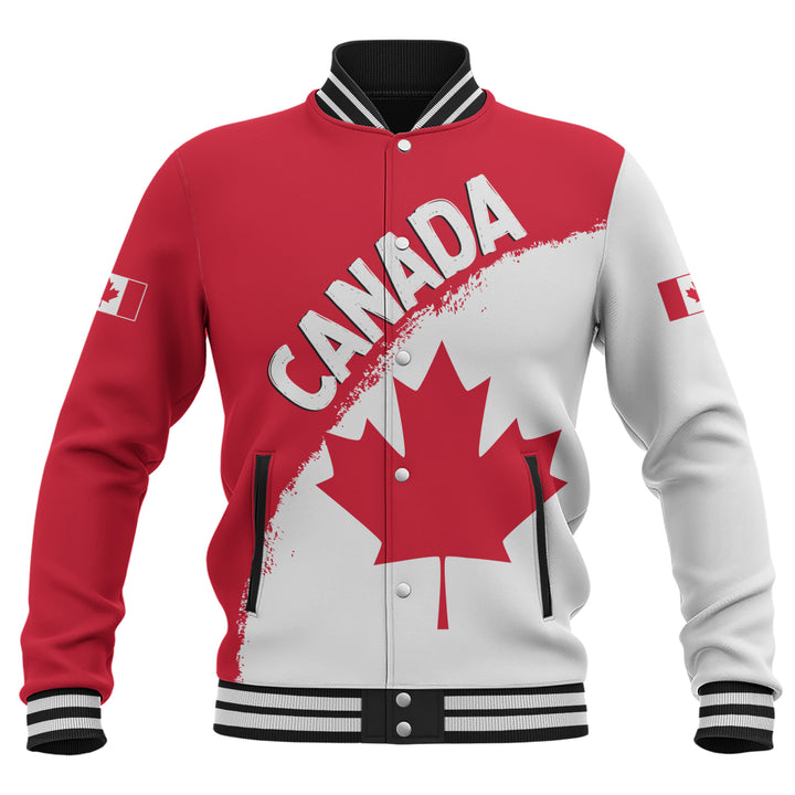 Canada Baseball Jacket Maple Wave True North Spirit