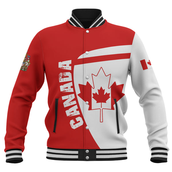 Canada Baseball Jacket Canada Maple Leafs Half Concept