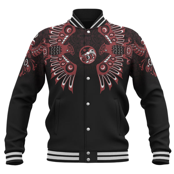 Canada Baseball Jacket Haida Echo Of The Wild North