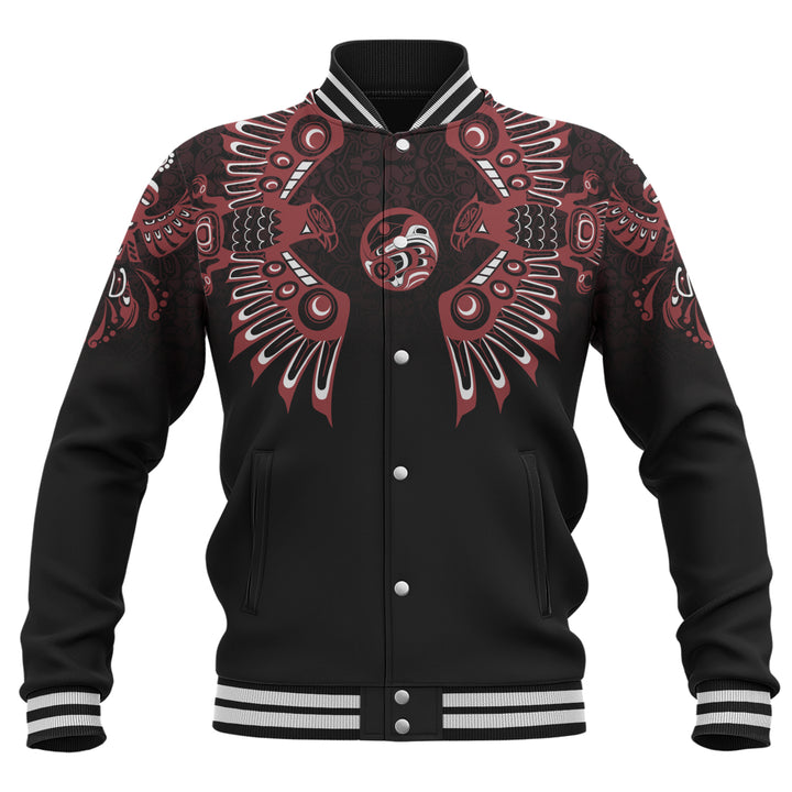 Canada Baseball Jacket Haida Echo Of The Wild North