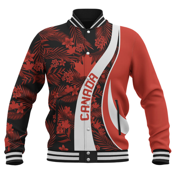 Canada Baseball Jacket Canada Vintage Tropical Summer Style