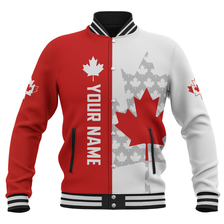 Canada Baseball Jacket Custom True North Signature