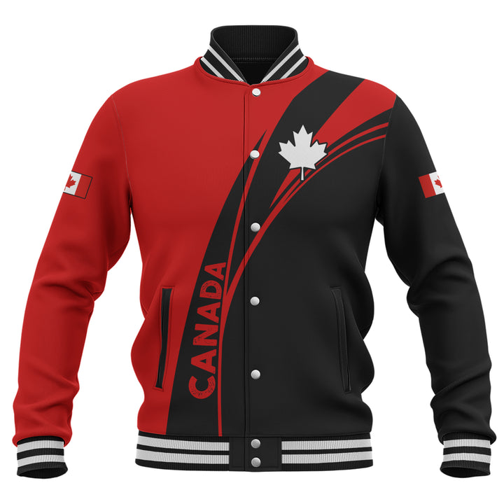 Canada Baseball Jacket Maple Wave Canada