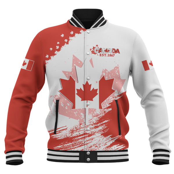 Canada Baseball Jacket Maple Born Canada Made