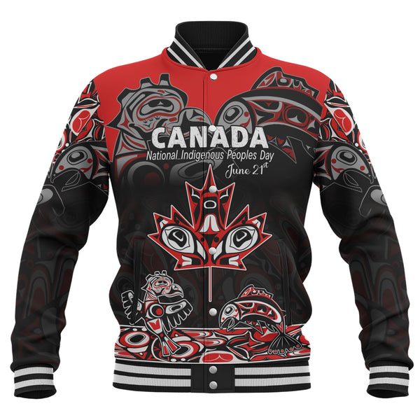 Canada Baseball Jacket Indigenous Peoples' Day Jun 21