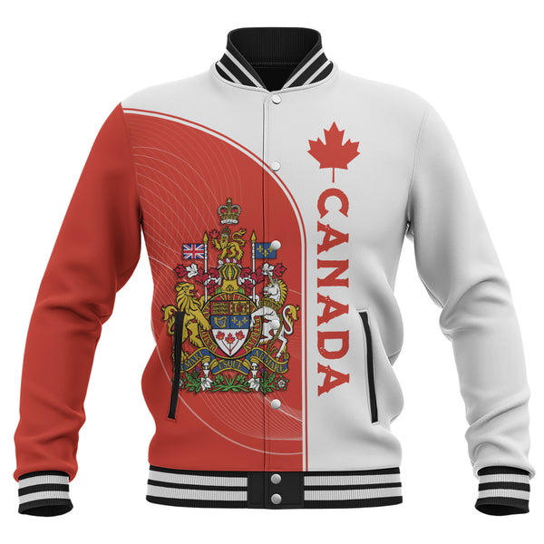 Canada Baseball Jacket Canadian Royal Emblem