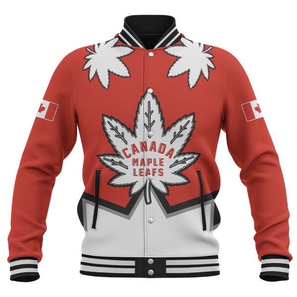 Canada Baseball Jacket Red Maple Leafs Spirit