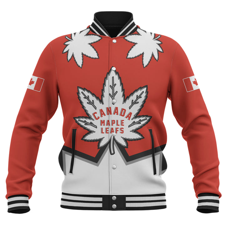 Canada Baseball Jacket Red Maple Leafs Spirit