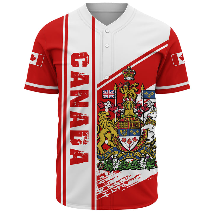 Canada Baseball Shirt Canada Heritage Crest