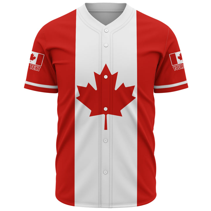 Canada Baseball Shirt Canada Royal Maple Beaver