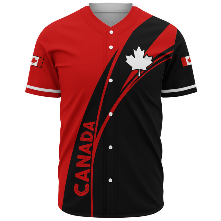 Canada Baseball Shirt Maple Wave Canada