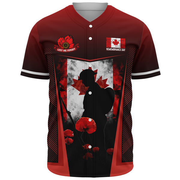 Canada Baseball Shirt Remembrance Day Heroes Of The Maple Leaf