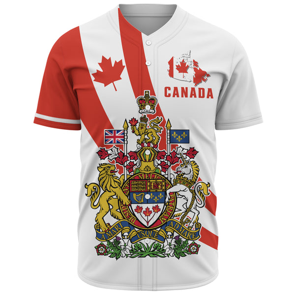 Canada Baseball Shirt Great North Symbol