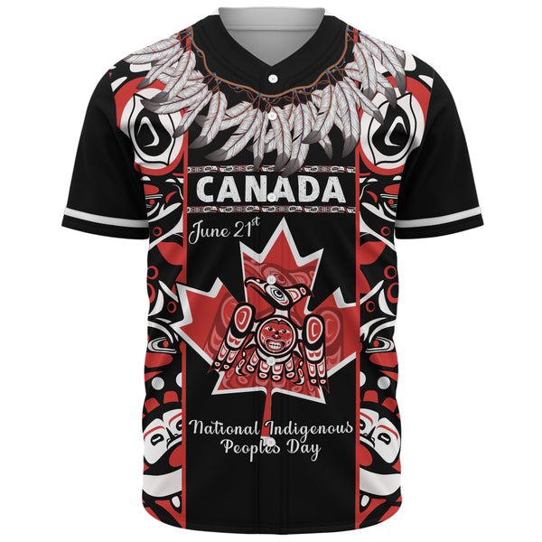 Canada Baseball Shirt National Indigenous Peoples Day Canadian Indigenous Haida