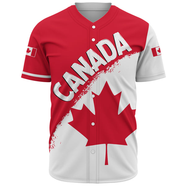 Canada Baseball Shirt Maple Wave True North Spirit