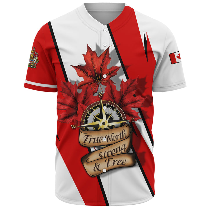 Canada Baseball Shirt Canada True North Compass