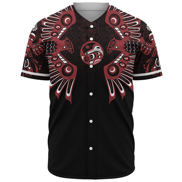 Canada Baseball Shirt Haida Echo Of The Wild North