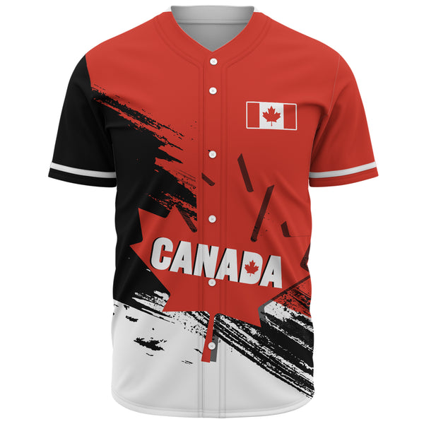 Canada Baseball Shirt Canada Maple Crest Honor