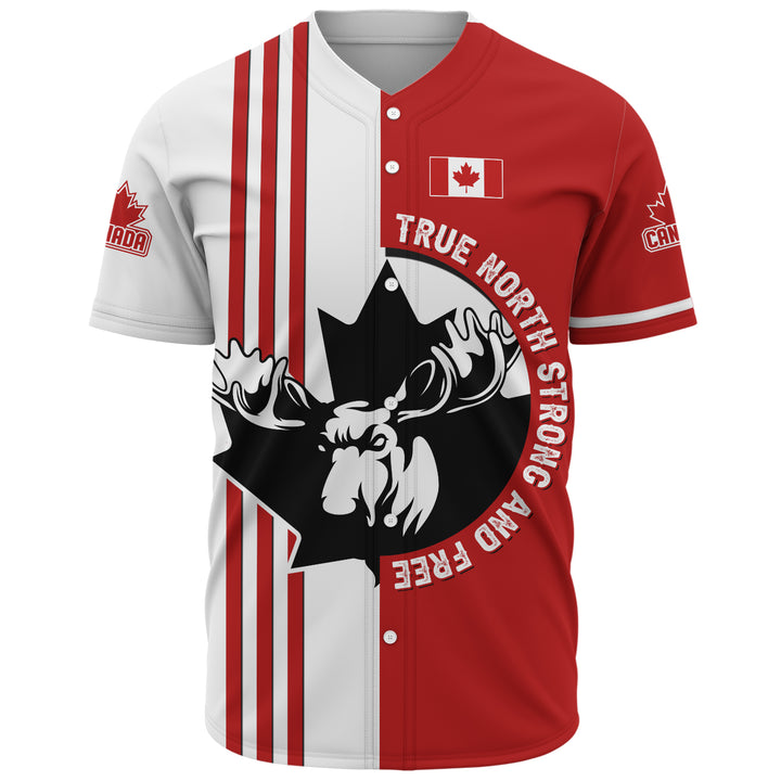 Canada Baseball Shirt Born North Wild And Proud