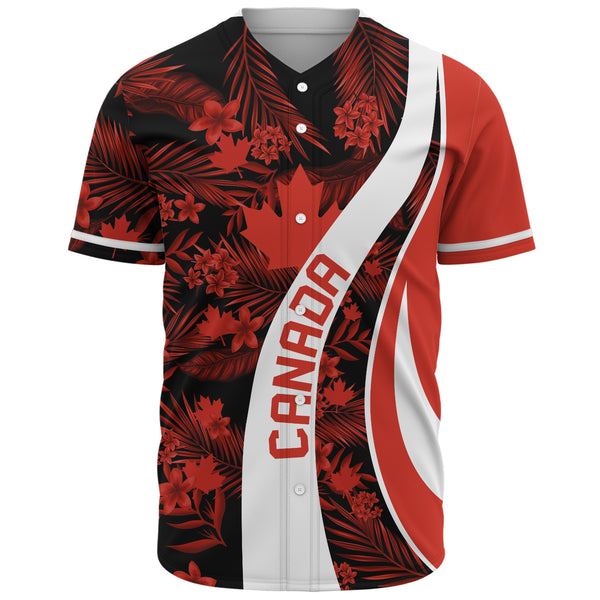 Canada Baseball Shirt Canada Vintage Tropical Summer Style