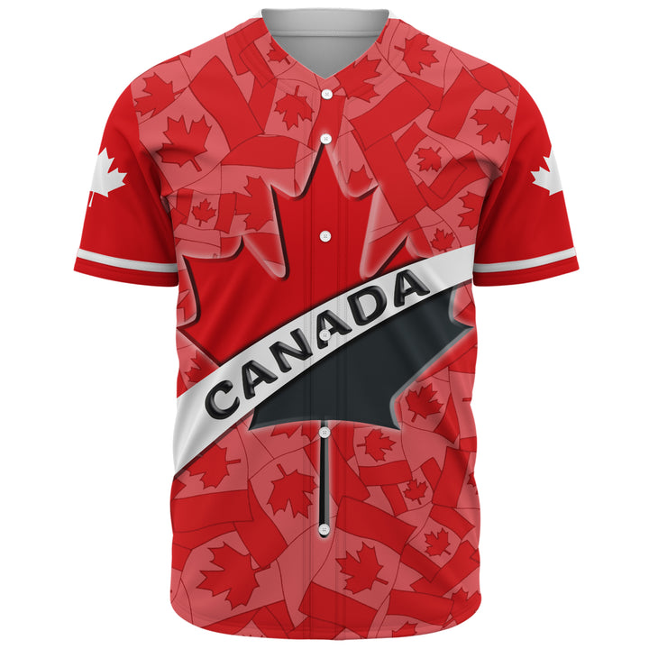 Canada Baseball Shirt Born Canadian Built Proud