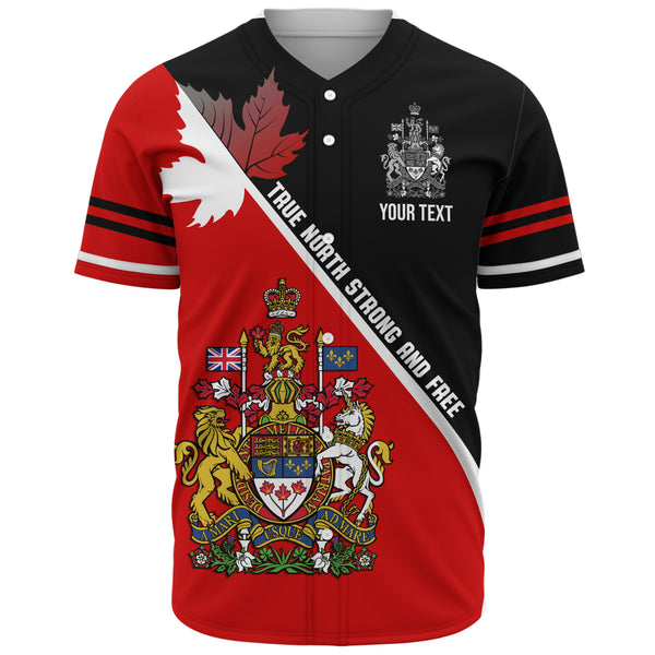 Canada Baseball Shirt Custom Proud Canadian Coat