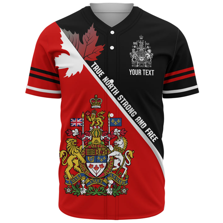 Canada Baseball Shirt Custom Proud Canadian Coat