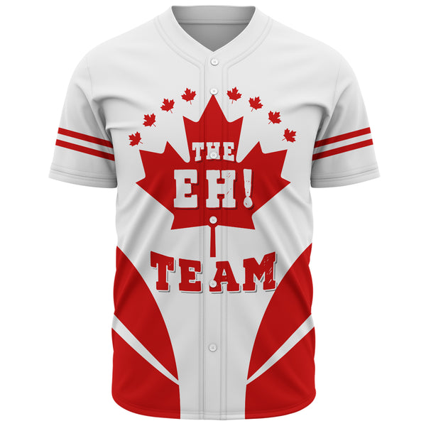 Canada Baseball Shirt Custom Canada The Eh Team Maple Leaf