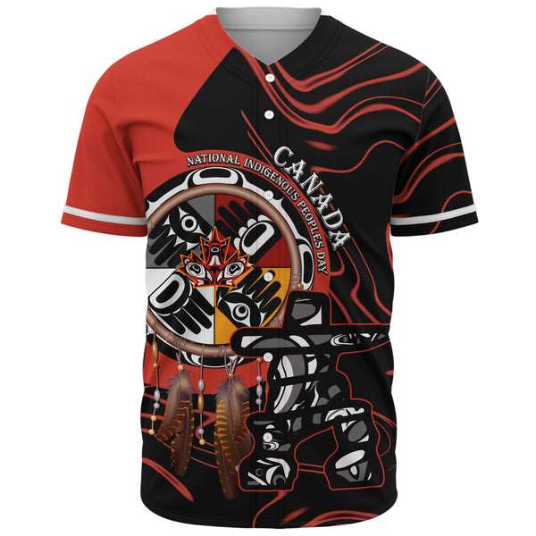 Canada Baseball Shirt Indigenous Peoples Day With Dreamcatche