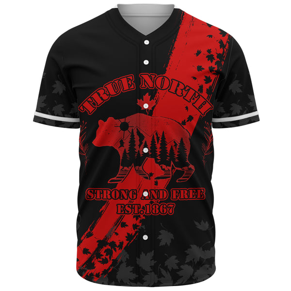Canada Baseball Shirt Canada 1867 Maple Heritage
