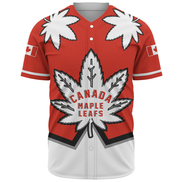 Canada Baseball Shirt Red Maple Leafs Spirit