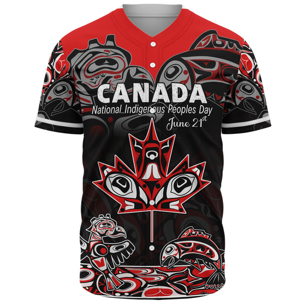 Canada Baseball Shirt Indigenous Peoples' Day Jun 21