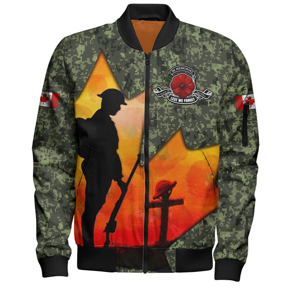 Canada Bomber Jacket Remembrance Day Honoring The Brave