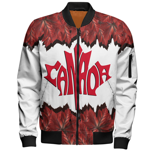 Canada Bomber Jacket Red Leaf Dominion