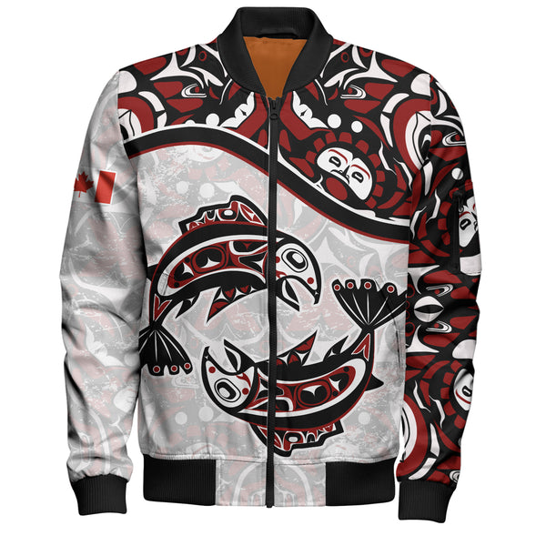 Canada Bomber Jacket Haida Ocean Strength