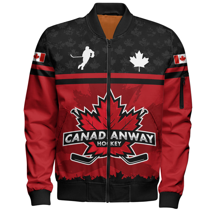 Canada Bomber Jacket True North Hockey Pride