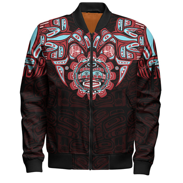 Canada Bomber Jacket Haida Spirit Of The Sun