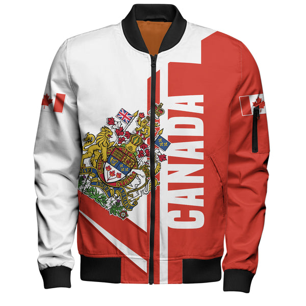 Canada Bomber Jacket Canada Coat Of Arms Tribute