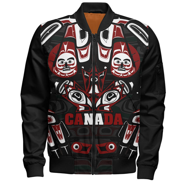 Canada Bomber Jacket Haida Heritage Maple