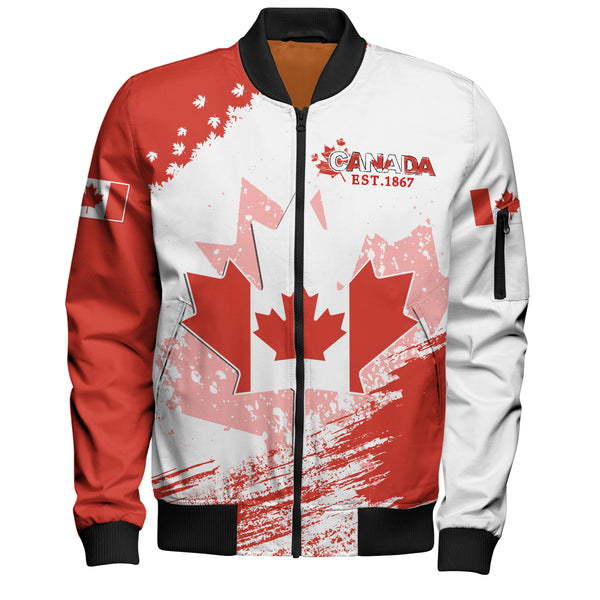 Canada Bomber Jacket Maple Born Canada Made