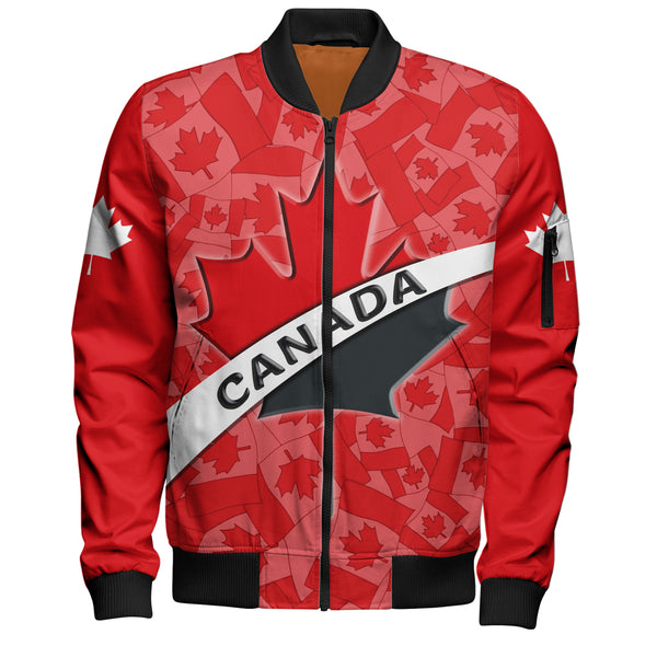 Canada Bomber Jacket Born Canadian Built Proud