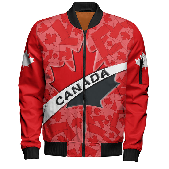 Canada Bomber Jacket Born Canadian Built Proud