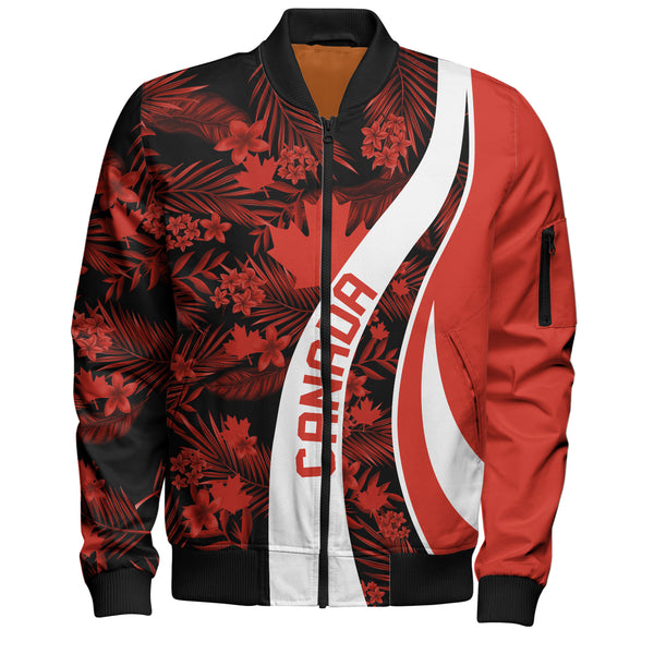Canada Bomber Jacket Canada Vintage Tropical Summer Style