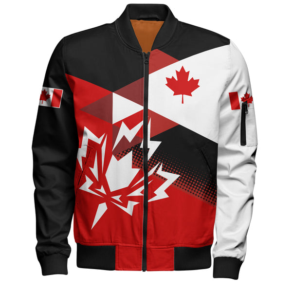 Canada Bomber Jacket Canada Maple Streetwear Graphic Style