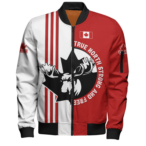 Canada Bomber Jacket Born North Wild And Proud