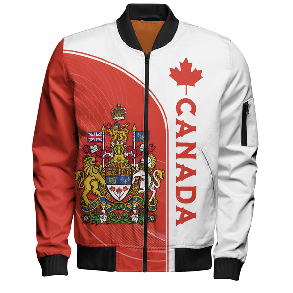 Canada Bomber Jacket Canadian Royal Emblem