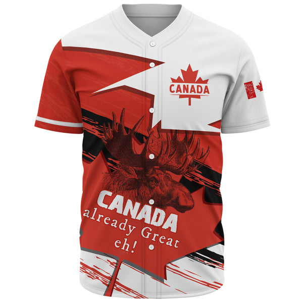 Canada Baseball Shirt Canada Already Great, Eh!