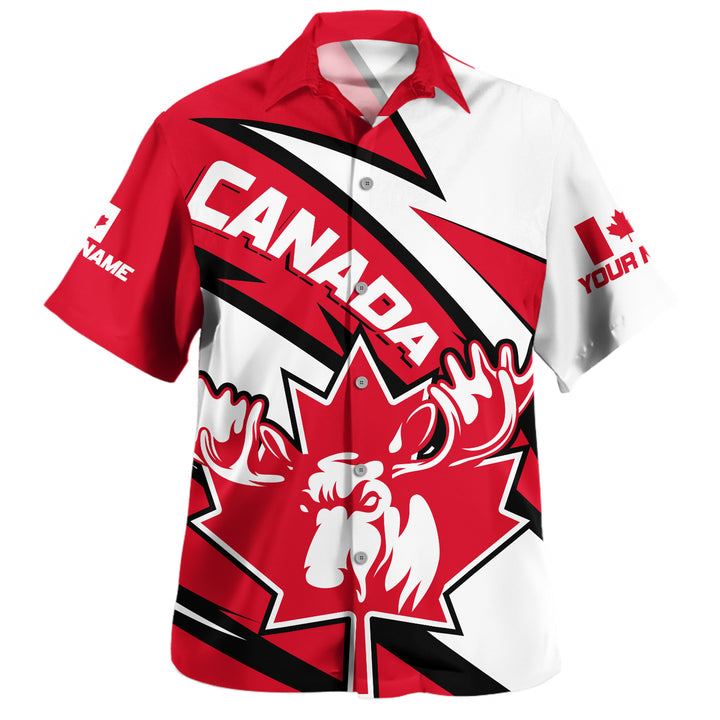 Canada Bowling Shirt Red Thunder The Canadian Spirit