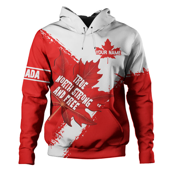 Canada Hoodie Maple Strength Strong And Free